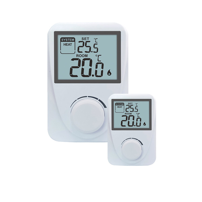 Riseem 230V LCD-scherm Omron Relay Bedraad Ruimte Niet-programmeerbare thermostaat Voor ketels