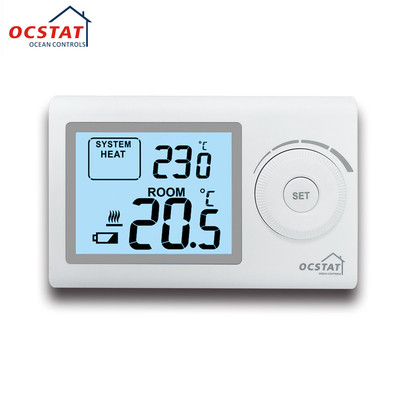 Riseem ABS LCD Display 230V Niet-programmabel kamerverwarming Thuisthermostaat