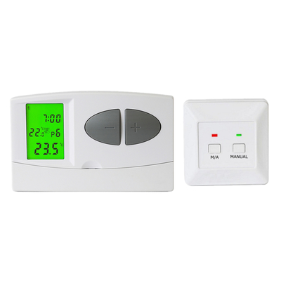 Blauwe Backlight-Radiofrequentiethermostaat 230V voor Waterverwarmer