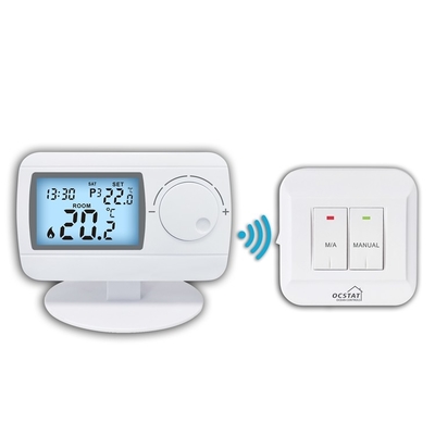 Riseem 230V ABS draadloos gasketelkamertermostaat NTC-sensor voor vloerverwarming