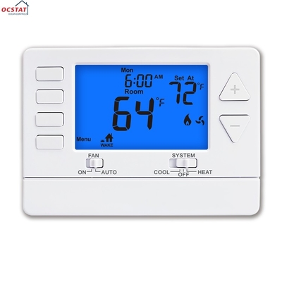 Riseem Witte ABS Elektronisch programmeerbare airconditioner Thermostaat 1 Warmte 1 Koel