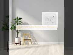 Water AC Digitale Verwarming Elektronische Kamerthermostaat In Witte Kleur