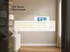 Eenvoudige, niet-programmeerbare thermostaat. Eenvoudige klimaatregeling