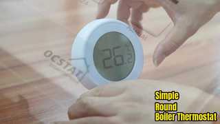 eenvoudige ronde thermostaat voor ketel